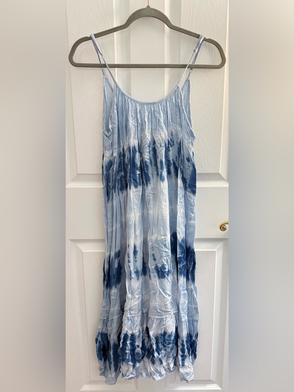 Raviya NWT Ocean Blue Tie-Dye Maxi Cover-Up Dress